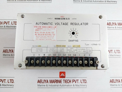 Automatic Voltage Regulator 450 V By Nishishiba Electric Vzrab-1S