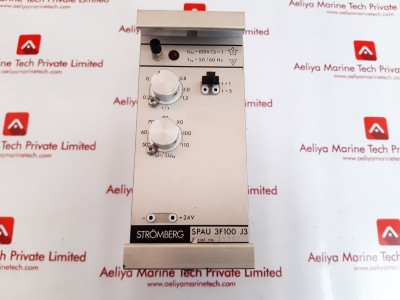 Stromberg Spau 3F100 J3 Single Phase Time Relay 50/60 Hz