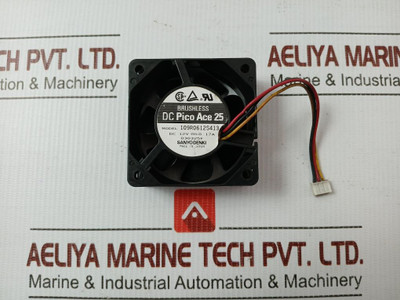 109R0612S413 Dc Pico Ace 25 Cooling Fan 12V Dc 0.17A By Sanyo Denki