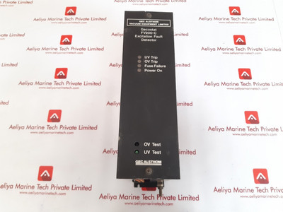 Gec alsthom fv200-c gecostat excitation fault detector