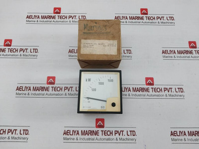 Kilowatt Meter -150-0-1500 Kw By Deif Dq96-x