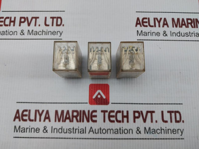 Lot Of 3X Omron Miniature Power Relay 24Vdc Part No. My4