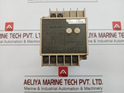 Dae Joo Transducer Ac 110/220V 50/60Hz Part No. Dt-1V-a1A