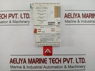 Nl3052 Analog Input Module 24 Vdc Beckhoff