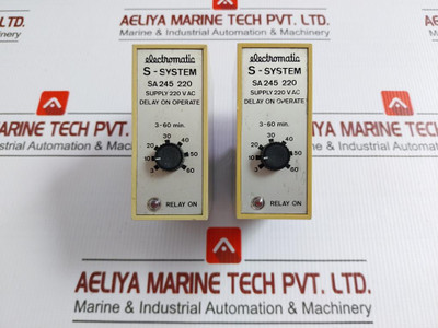 Sa 245 220 Delay On Operate Time Relay 220Vac Electromatic