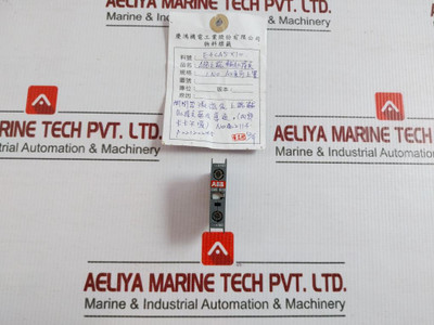 Abb 600 Vac 5060 Hz Auxiliary Contact Block E4Ca5X10