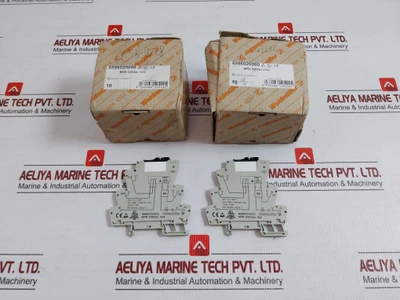 Weidmuller Plug-in Relay And Socket 230Vac Part No. Mrs 230Vac 1Co