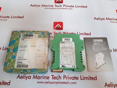 Phoenix contact mcr-pt100/u temperature measurement sensor module 2810340 Phoenix contact mcr-pt100/u temperature measurement sensor module 2810340
