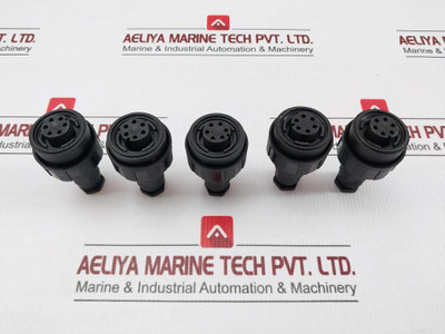 Lot Of 5X Ip68 Circular Connector