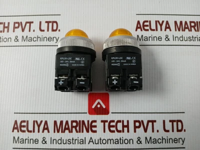 Lot Of 2X Koino 24V 20Ma Led Panel Indicator Light Kpl30-l3C