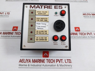 E5 Alarm Annunciator Module By Matre