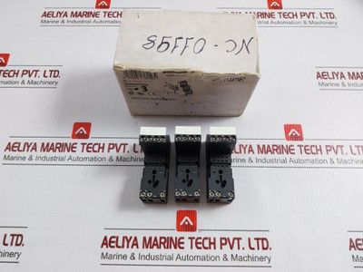 Lot Of 3X Screw Terminal Relay Base 12A 300Vac Scm 4Co Weidmuller 8690900000