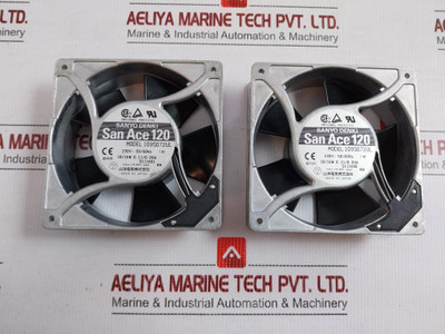 Ac Axial Cooling Fan 230V 5060Hz By Sanyo Denki 109S072Ul