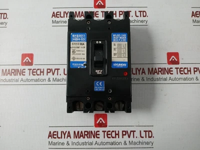 Hbh-53 By Hyundai 3-pole Molded Case Circuit Breaker 660V