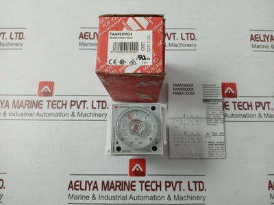 Analog Time Delay Relay 5060Hz 250Vac Carlo Gavazzi Faa08Dw24