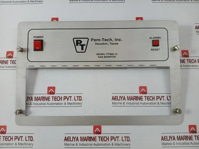 Gas Monitor & Controller By Pem-tech Pt900-12 (Front Part Only)