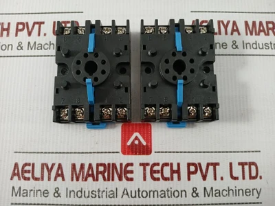 Ps-08(N) 8-pin Round Relay Socket Base 250V 7A Autonics - Lot Of 6X  