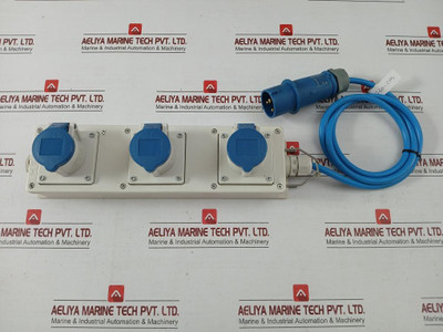 Gang Trailing Socket Plug 1.6 Meter Ip44 Mennekes 90027106za 