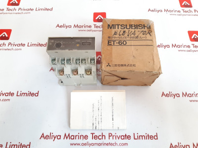 Mitsubishi electric et-n60 motor protection relay