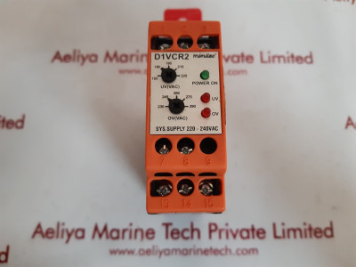 Minilec D1Vcr2 Over Voltage Relay 220 - 240Vac