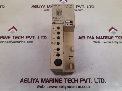 Siemens simatic s5-100u 6es0 931-8md11 power supply module