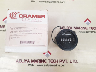 Cramer 635g hour time meter Cramer 635g hour time meter