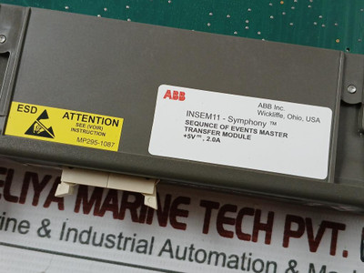 Abb Bailey Insem11 Symphony Sequence Of Events Master Transfer Module +5Vdc,2.0A