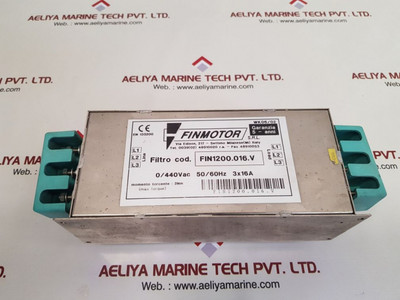 Finmotor Fin1200.016.V Line Filter Finmotor Fin1200.016.V Line Filter