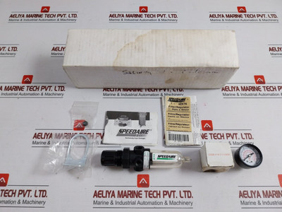 Speedaire 4Zk76 Filter Regulator With Pressure Gauge 0-160 Psi