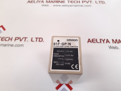 Omron 61F-gp-n Floatless Level Switch 110V Ac