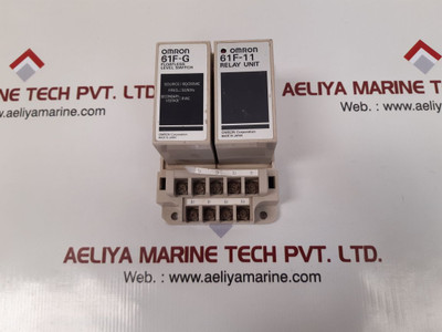Omron 61f-g floatless level switch with 61f-11 relay unit