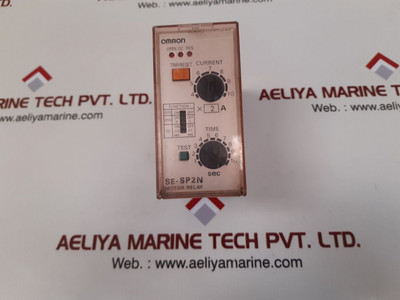 Omron Se-sp2N Motor Relay 1 To 10 Sec 50/60Hz