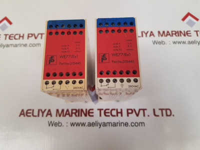 Pepperl+fuchs we77/ex1 isolation amplifier switch 01544s Pepperl+fuchs we77/ex1 isolation amplifier switch 01544s