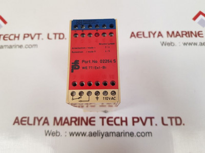 Pepperl+fuchs we77/ex1-bi switching amplifier 02264s Pepperl+fuchs we77/ex1-bi switching amplifier 02264s
