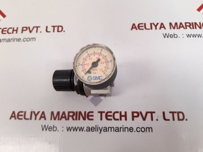 Smc ear111-f01 pressure regulator with gauge