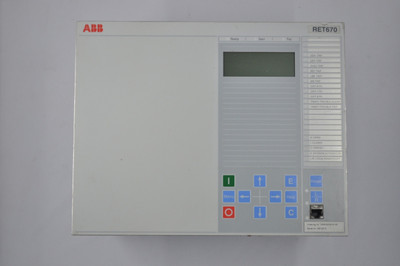 ABB RET670 Transformer Protection IED - EL = 90-250 VDC, FE= 50/60Hz ABB RET670 Transformer Protection IED - EL = 90-250 VDC, FE= 50/60Hz