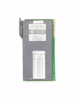 Allen Bradley 1771-OAD Output Module, 12 to 120V AC, USA Made Allen Bradley 1771-OAD Output Module, 12 to 120V AC, USA Made
