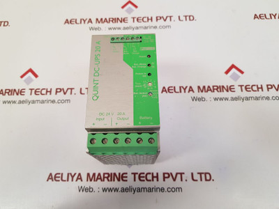 Phoenix Contact Quint-dc-ups/24Dc/20 Uninterruptible Power Supply Input: 24V/22A
