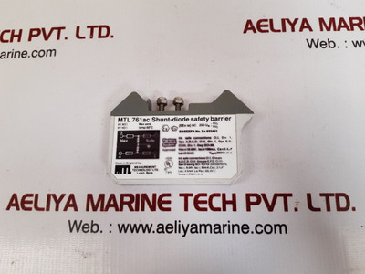 Measurement technology mtl761ac shunt-diode safety barrier