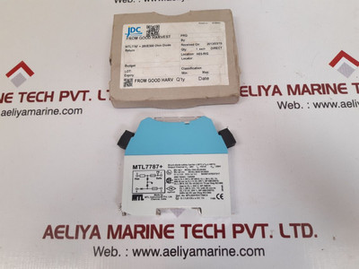 Mtl instruments mtl7787+ shunt- diode safety barrier Mtl instruments mtl7787+ shunt- diode safety barrier