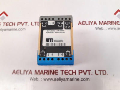 Measurement technology mtl 2241 solenoid/alarm driver Measurement technology mtl 2241 solenoid/alarm driver