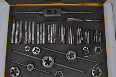 Metro Tools: 6mm to 24mm 46pc Tap & Round Die Set Metro Tools: 6mm to 24mm 46pc Tap & Round Die Set