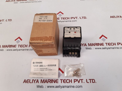Terasaki Tzs-hd Earth Leakage Relay Ac 100/200V Terasaki Tzs-hd Earth Leakage Relay Ac 100/200V