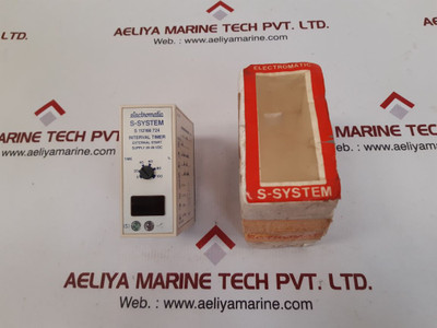 Electromatic S 112166 724 Interval Timer External Start 20-28 Vdc