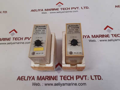 Electromatic sa205 724 time delay relay 3-60 sec