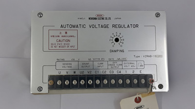 Nishishiba Vzrab-1S(Pt) Automatic Voltage Regulator 450V Nishishiba Vzrab-1S(Pt) Automatic Voltage Regulator 450V