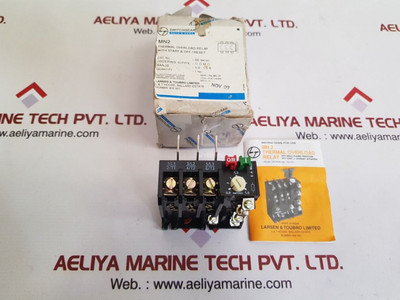 L&T Mn2 Thermal Overload Relay 500V, 50Hz, 2A L&T Mn2 Thermal Overload Relay 500V, 50Hz, 2A