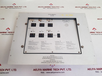 Deckma 815.5-6 gl automatic fire detection alarm indication control system panel Deckma 815.5-6 gl automatic fire detection alarm indication control system panel