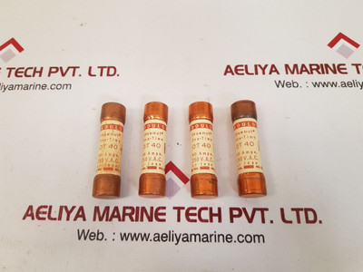 Set of 5x Gould ot40 class k5 fuse