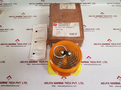 Federal signal bpl26 battery powered warning light